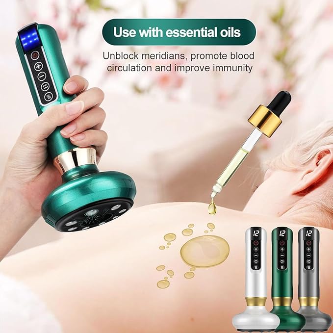 FirmiTech™ Cellulite Massager with 12 Suction Modes Rechargeable & Cordless