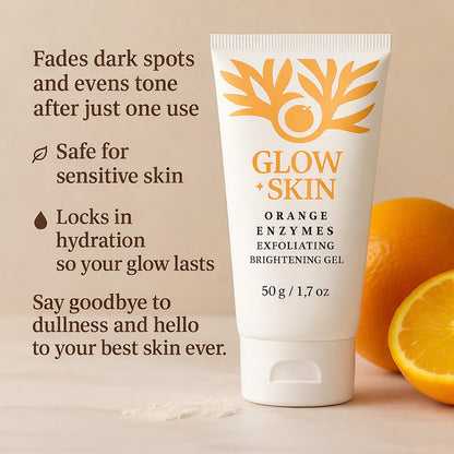 GlowSkin™ Orange Enzyme Exfoliating Gel – Real Results, Zero Harshness, Just Glow