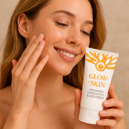 GlowSkin™ Orange Enzyme Exfoliating Gel – Real Results, Zero Harshness, Just Glow